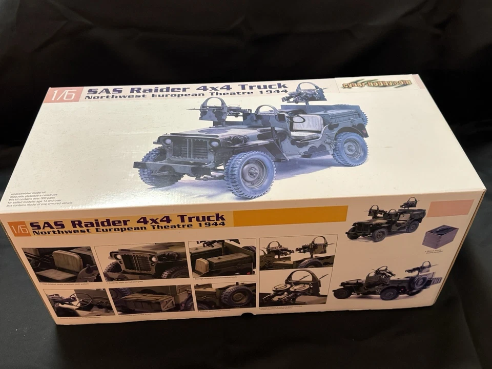 Dragon 75042 SAS Raider 4x4 Truck (Northwest European Theatre, 1944) Plastic Kit - Immagine 2 di 4