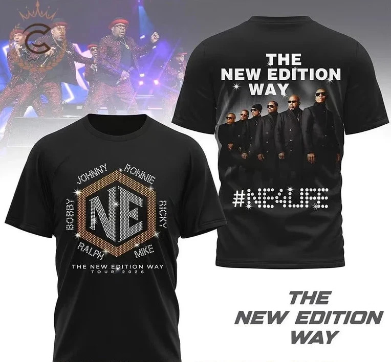 The New Edition Way Tour 2026 3D T-Shirt BO2384
