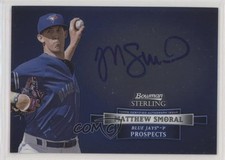 2012 Bowman Sterling Prospect Matt Smoral Matthew Smoral #BSAP-MSM Auto 2u3