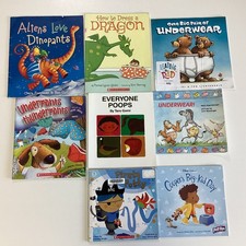 Potty Training Bathroom Underwear Daycare Preschool 8 Children's Book Lot