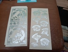 2X STICKERS SCRAPBOOKING NEW ST1311 TRANSPARENT JAPANESE