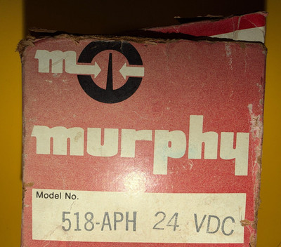 FW Murphy 518APH-24 Tattletale Magnetic Switch 25700151 24 VDC 518APH24 24Volt