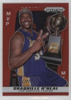 2024 Panini Prizm Deca MVP Award Winners Red /199 Shaquille O'Neal #295 HOF 1b30