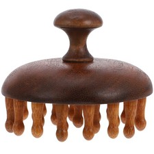 Wide Tooth Comb Wooden Massage Scalp Massager Women's Hair Brush