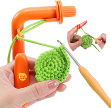 Crochet Holder for Beginners, 3 in 1 Magic Rings Tool to Learn How to Crochet an