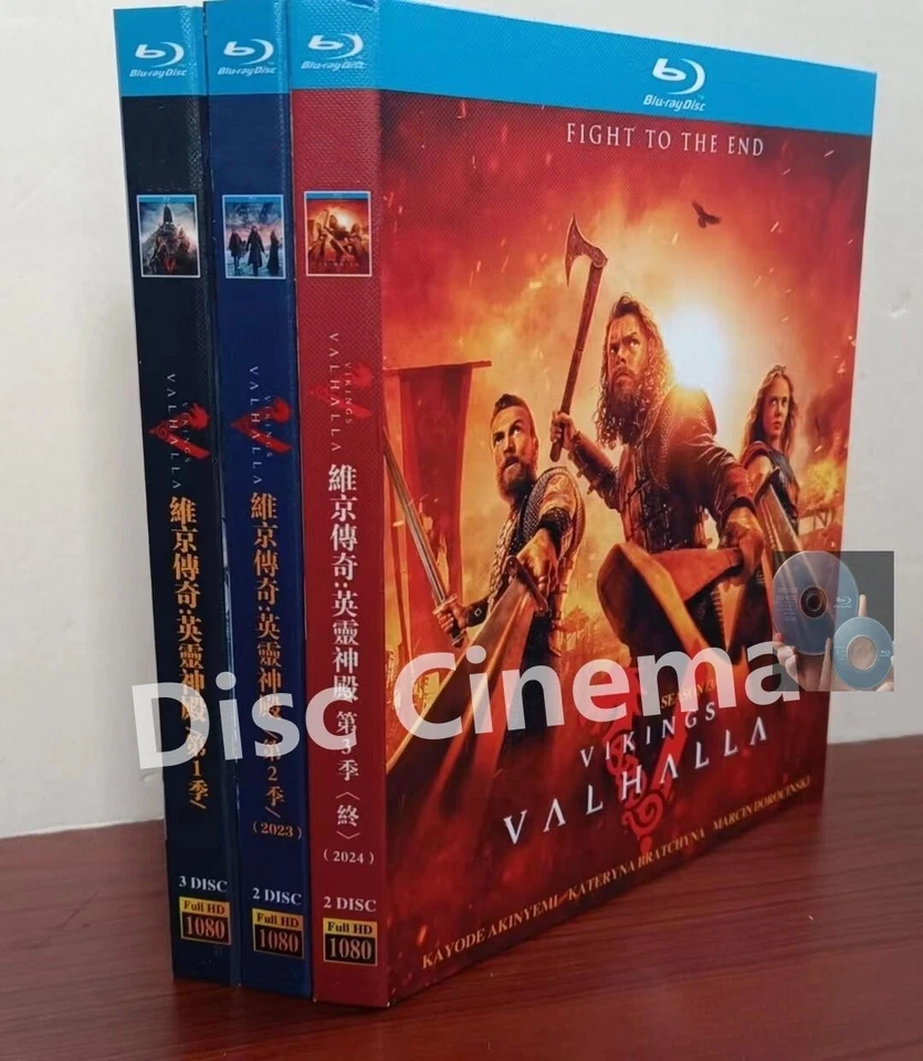 Vikings: Valhalla Season (1-3)7-Disc 1080P All RegionPlay Seal Box#XMAS GIFTS#UK