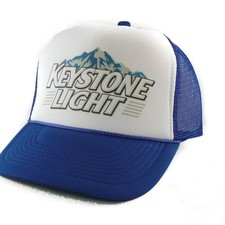 Keystone Light Beer Foam Front Trucker Hat Snapback Mesh Cap Retro