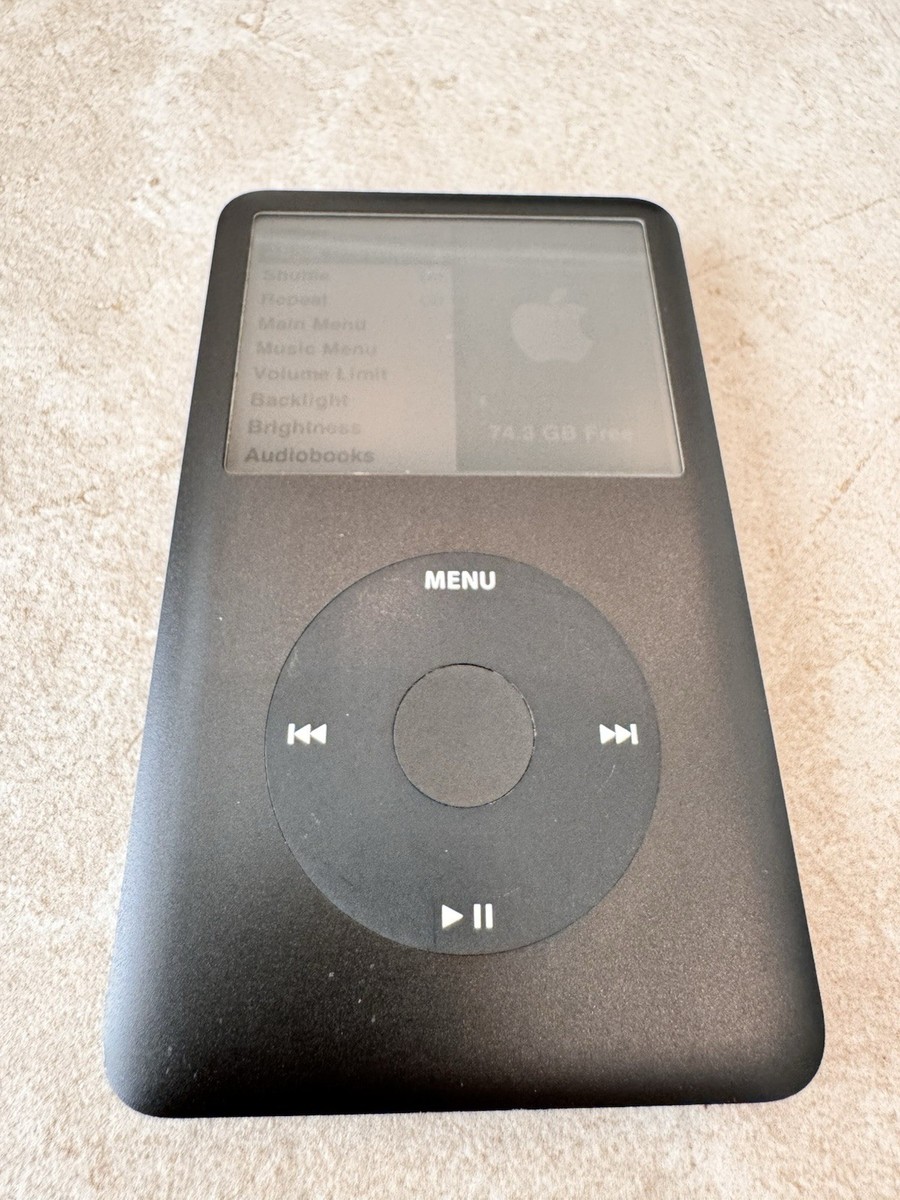 Apple iPod Classic 6th Generation 80GB MB147J MB147LL Black A1238