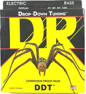 DR Bass Strings DDT Drop Down Tuning 40-100 Standard Scale Light Gauge