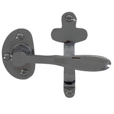 Reversible Chrome Latch for Icebox or Refrigerator