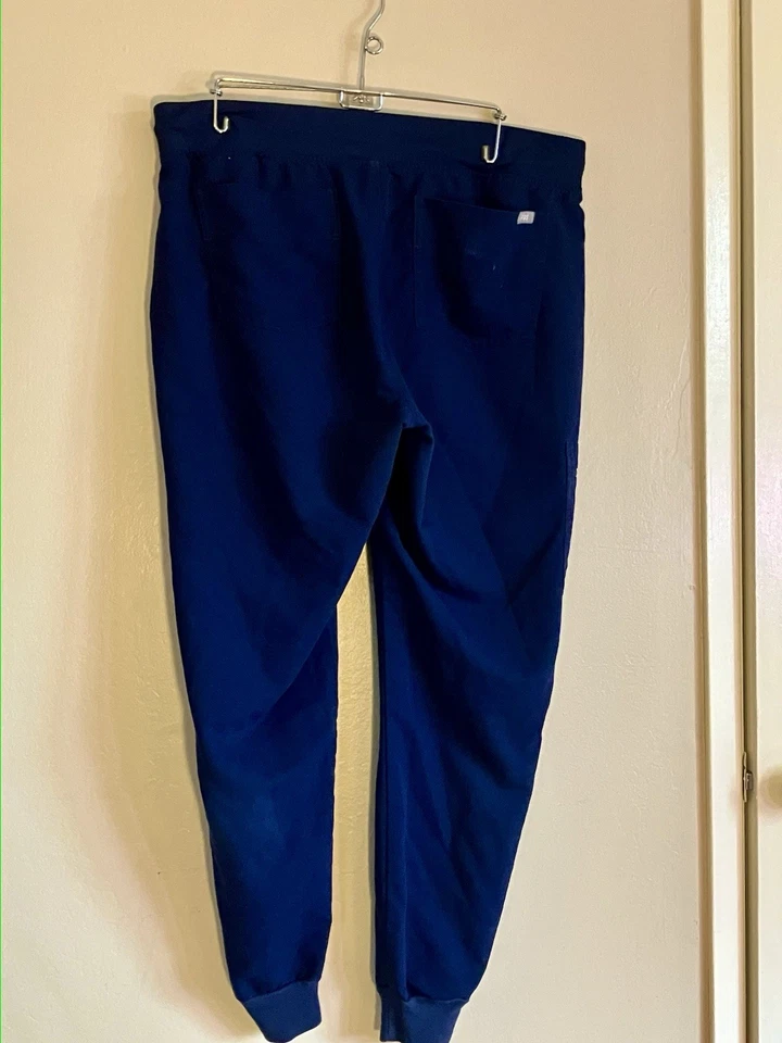 Pantalones Médicos Figs Mujer Azul Marino Alto Desperdicio Enfermera Médica Médica Médica Foto 4 de 4