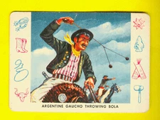 1958 Leaf Cardo Trading Cards #C-6 Cowboys and Indians