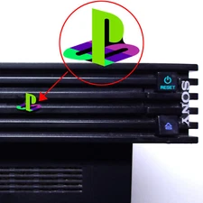 PlayStation Logo - Custom FAT PlayStation 2 (PS2) Console Tray Sticker