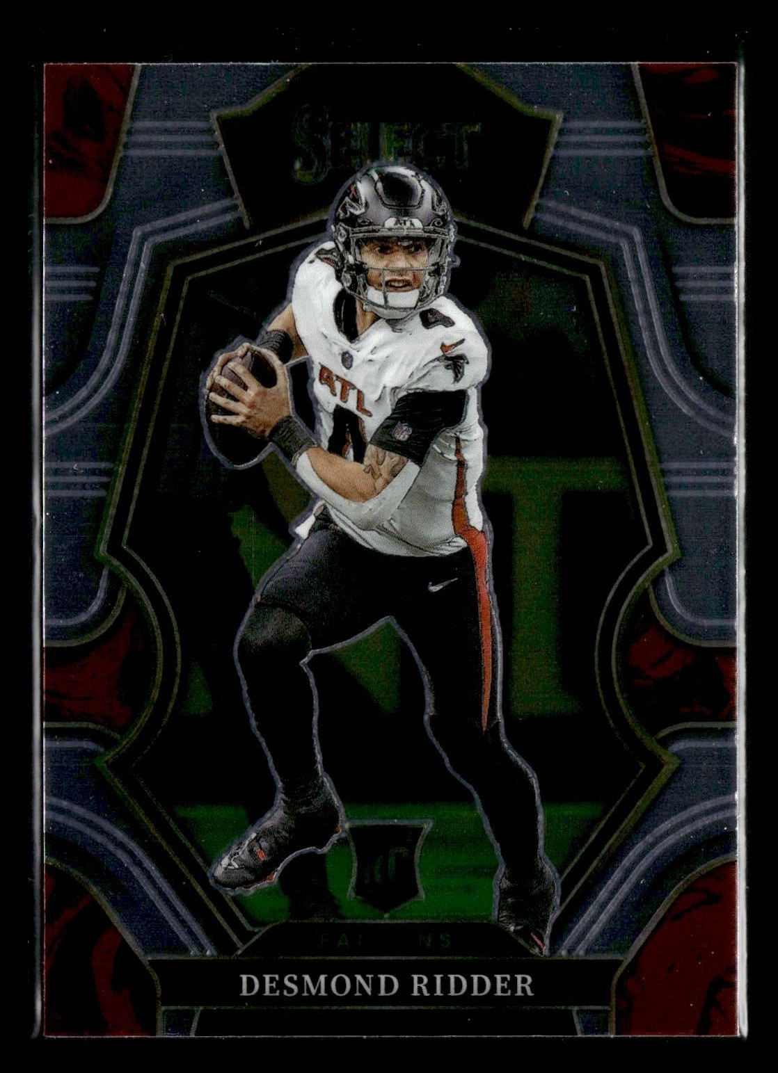 2022 Select Premier Level Desmond Ridder Rookie RC #104 Atlanta Falcons