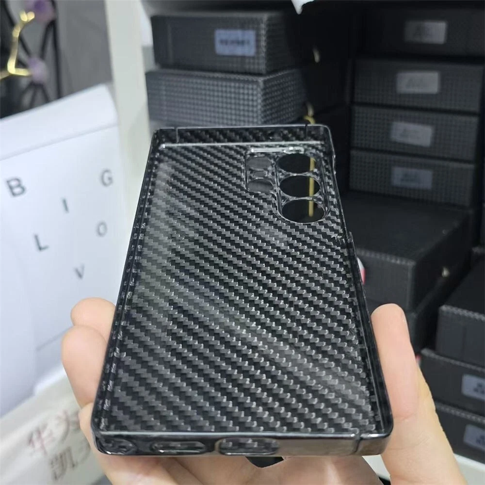 Genuine Carbon Fiber Case For Samsung Galaxy S25 Ultra Irregular Forged Cover - Picture 15 of 29