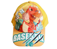 Toddler Cute Dinosaur Hat Trucker Snap Back hat Youth Adjustable Yellow NEW