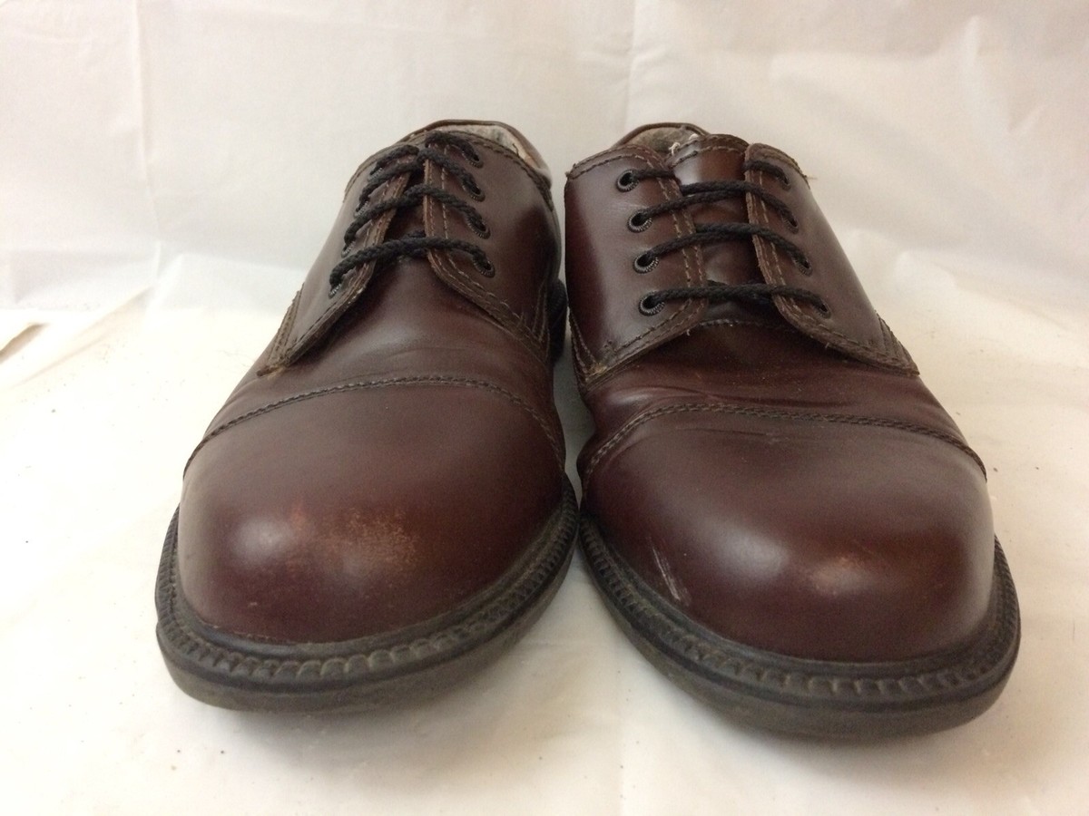 Dockers Mens 9 Med GORDON 90-2219 Burgundy Cap Toe Lace-Up 