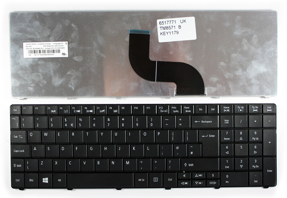 Acer 9Z.N3M82.F0U Black Windows 8 UK Layout Replacement Laptop