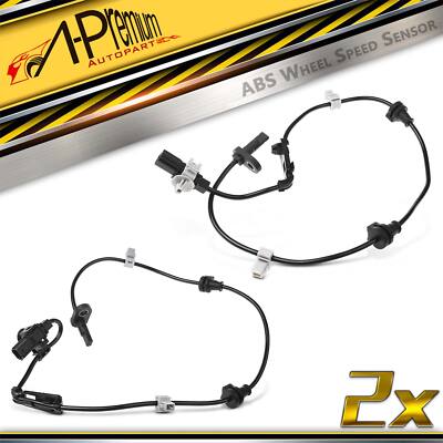 A-Premium 2x Front ABS Wheel Speed Sensors for Honda Civic 16-20 Insight 19-21