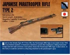 Japanese Paratrooper Rifle Type 2 Classic Firearms Photo Card u