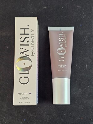 HUDA BEAUTY Glowish MultiDew Skin Tint Foundation - 13 EXTRA RICH - Authentic