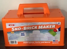 new Ideal Sno-Brick Maker Igloo Mold, orange