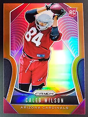 2019 Panini Prizm Caleb Wilson Orange Prizm Rookie RC SP #d /249 ...