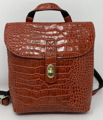 Patricia Nash Davoli Convertible Backpack Patricia Nash Leather Davoli Convertible Backpack - Gray  main image 3