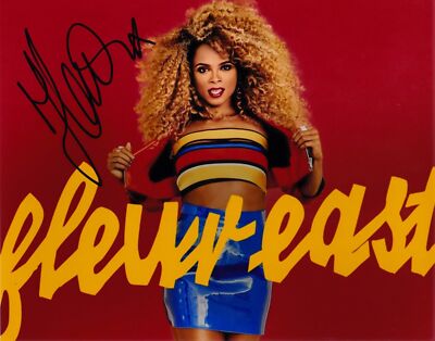 Fleur East signiert 10x8 Autogrammfoto - X-Factor - SAX 
