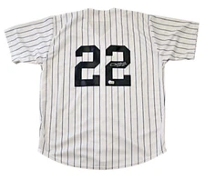 Juan Soto AUTOGRAPED SIGNED YANKEES  JERSEY BECKETT WITNESSED 2W258635