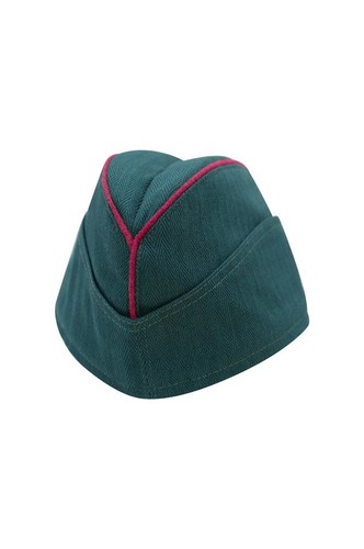 WWII German M37 Municipal Police HBT Overseas Cap Piped - Picture 2 of 2