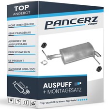 Endschalldämpfer für Peugeot 407 1.8 Stufenheck Stationwagon & CITROEN C5 1.8