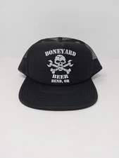 Boneyard Beer Bend OR Snapback Trucker Hat Mesh Back Adjustable Otto Cap