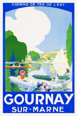 Poster Vintage Périgord RZHM – Affiche 40x60 Cm – PostersAndCo – Neuve