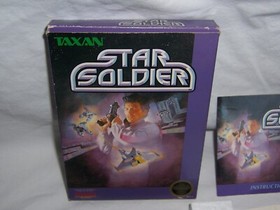 Star Soldier (Nintendo NES) Taxan Game CIB COMPLETE IN ORIGINAL BOX VERY NICE