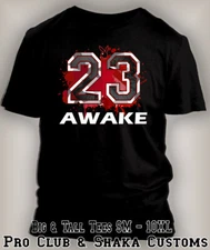 23 Awake NY J Air Ship Tee Shirt Player Big Tall Small Pro Club Shaka RTP Woke T