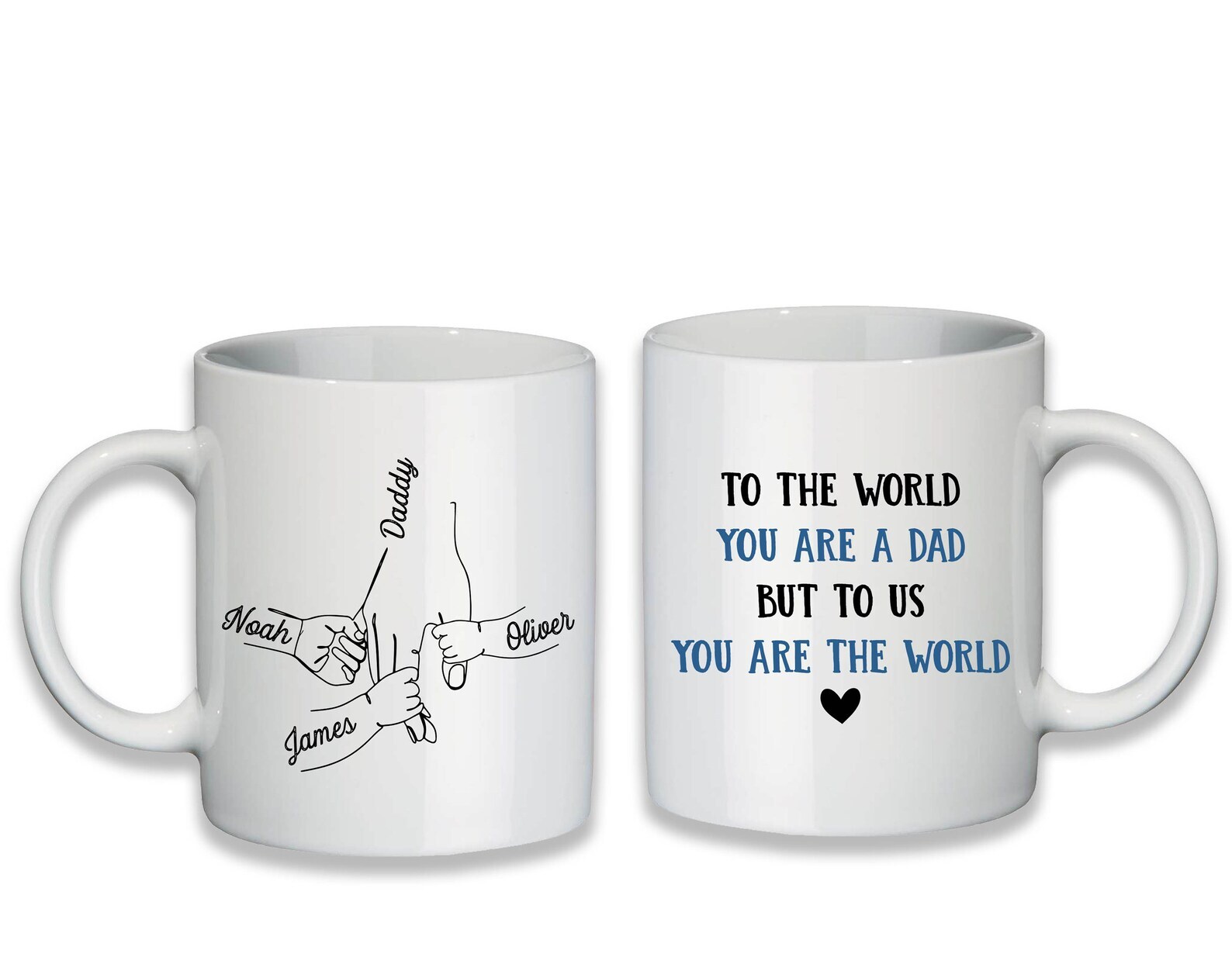 Personalized Dad Mug Gift For Dad Daddy Mug Dad Giftsfunny Mug For Dad Best Dad