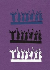 GRADUATES die cuts scrapbook cards