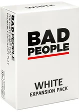 BAD PEOPLE - WHITE Expansion Pack (100 NEW Question Cards) - NSFW Party Game