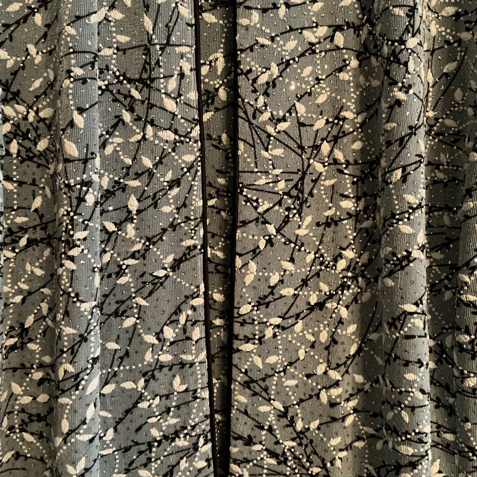 Chaqueta elegante ALEX Evenings y concha azul/blanco metálico plateado para mujer talla 2X Foto 2 de 4