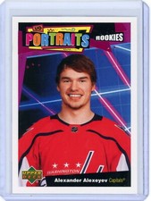 2020-21 Upper Deck Series 2 Alexander Alexeyev Rookie Portraits RC