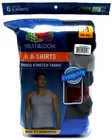 6 Blue Black Gray Red M 38-40 A-Shirt Tanks Fruit Of The Loom M 97-102 CM