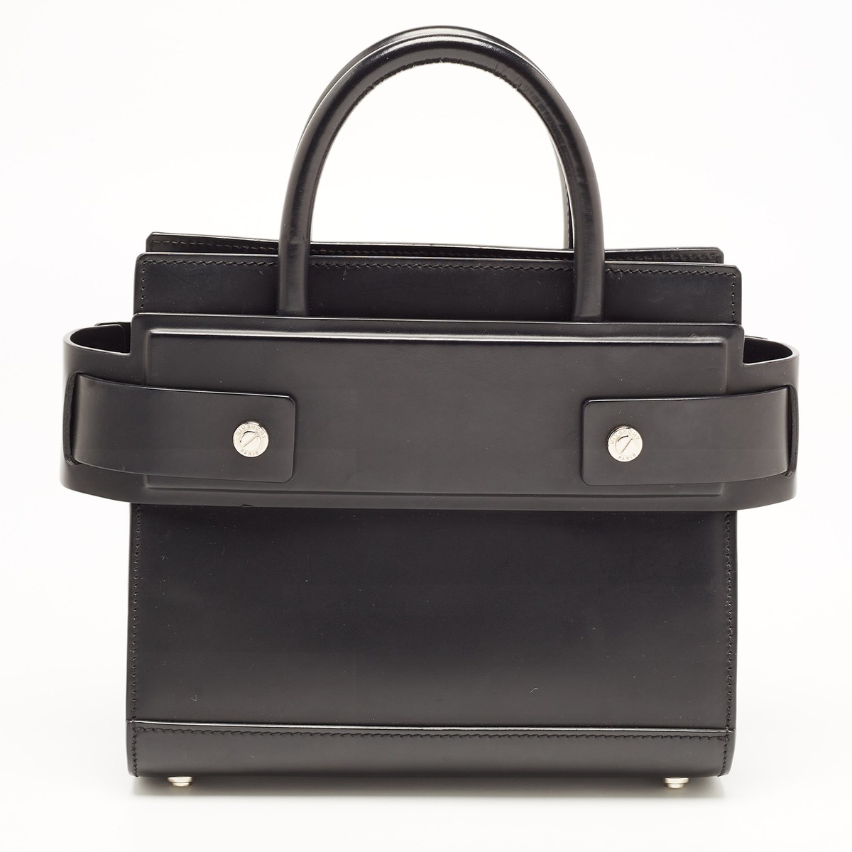 Givenchy Black Leather Mini Horizon Tote | eBay