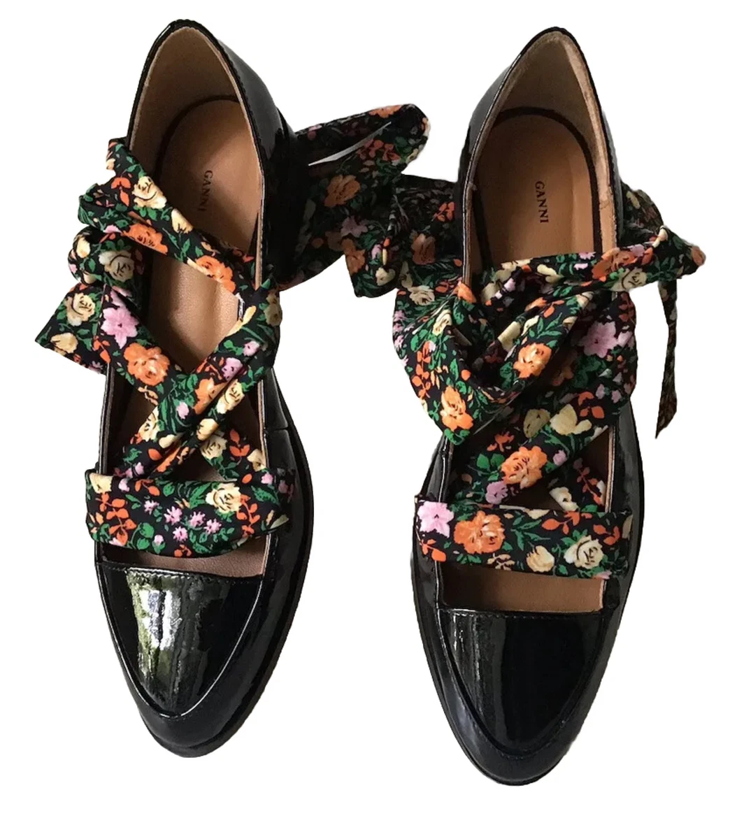 Ganni hotsell bow shoes