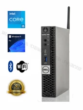 Dell OptiPlex 7060 Micro i5-8500T & up to 64GB RAM & 2TB SSD & Wi-Fi+BT & Win11P