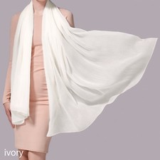 chiffon Stola Schal Tuch Tücher Stolen Hochzeit Freizeit Party zart soft Lafairy