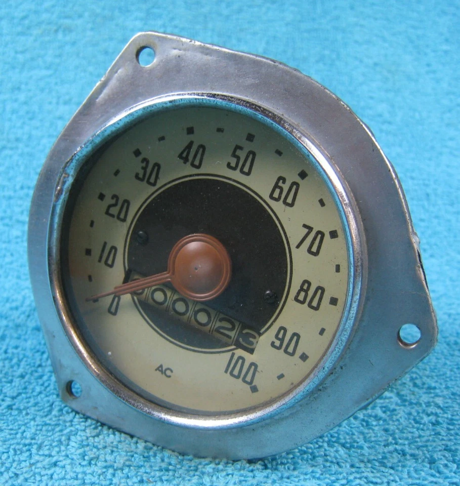 Chevrolet Standard & Master 1935 100 MPH velocímetro medidor OEM GM pieza funciona Foto 2 de 4