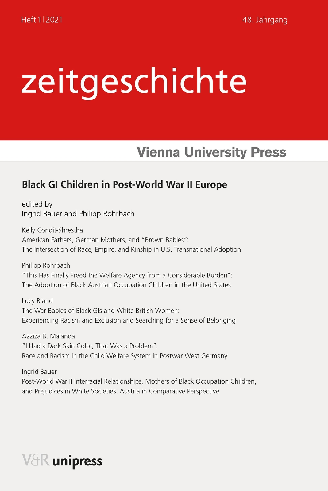 Black Gi Children In Post-world War Ii Europe, Ingrid Bauer