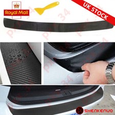 90% Universal Car Rear Boot Bumper Sill Sticker Decal 4D Carbon Fiber Protector