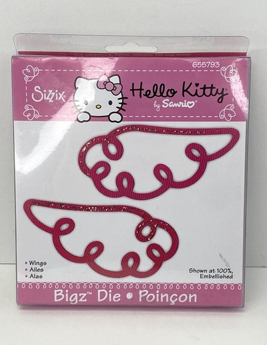 Sizzix Bigz Die Sanrio Hello Kitty 2008 Wings #655793 BIGkick Big Shot RETIRED - 第 1/3 張圖片